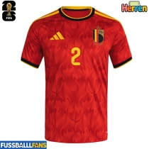 Belgien Zeno Debast #2 Heimtrikot WM 2026 Kurzarm